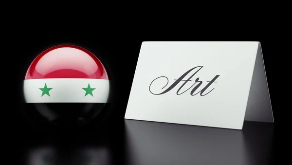 Koncepce umění Sýrie — Stock fotografie