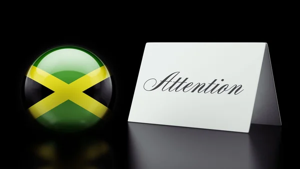 Jamaica Attention Concept — Stock Photo, Image