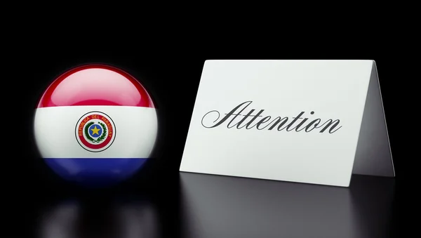 Paraguay Attention Concept — Fotografie, imagine de stoc