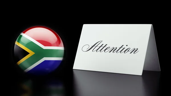 South Africa Attention Concept — Stock Photo, Image