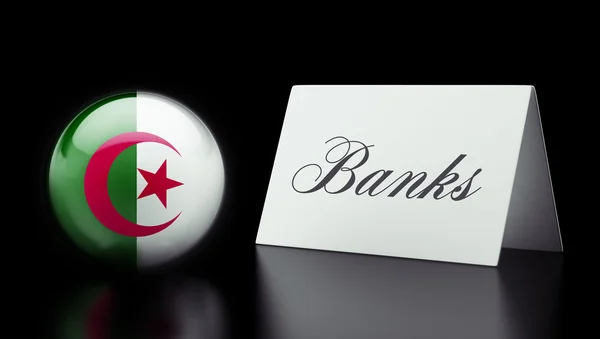 Algeria Concetto di banche — Foto Stock