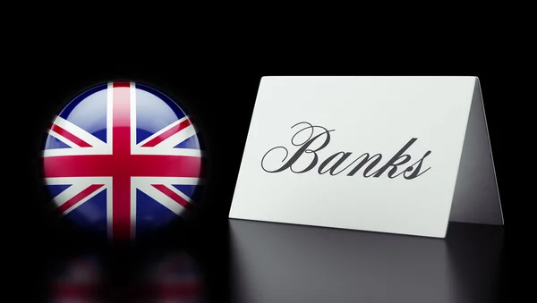 United Kingdom Banks Concept — Stock Photo, Image