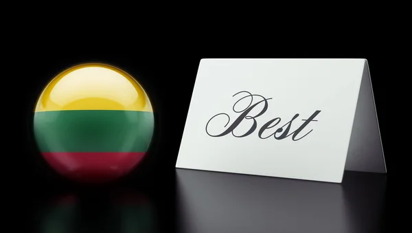 Lithuania Best Concept — Stock Photo, Image