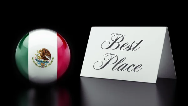 Mexico  best place sign concept — Stok Foto