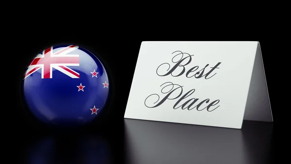 New Zealand Best Place Concept — Stock Photo, Image