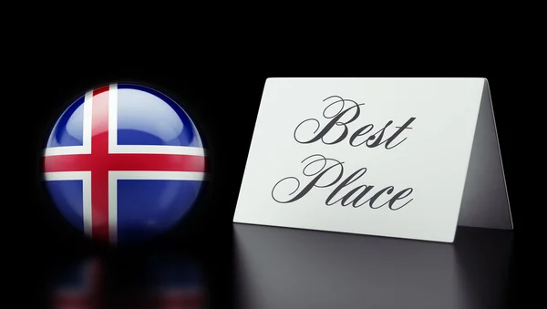 Iceland Best Place Concept — Stock Photo, Image