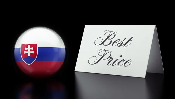 Eslovaquia Mejor precio Concepto — Foto de Stock