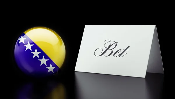 Bosnia and Herzegovina  bet sign concept — Stock Photo, Image