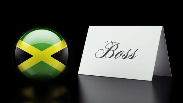 Jamaica Boss koncept — Stockfoto