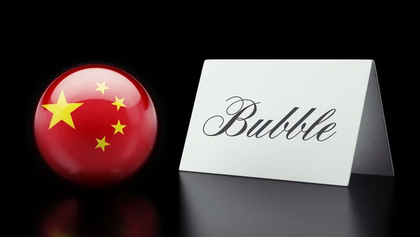 China Bubble Concept — Stock Photo, Image