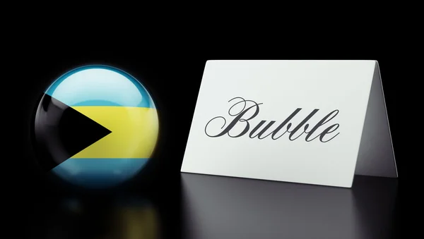 Koncepcja "Bubble" Bahamas — Zdjęcie stockowe