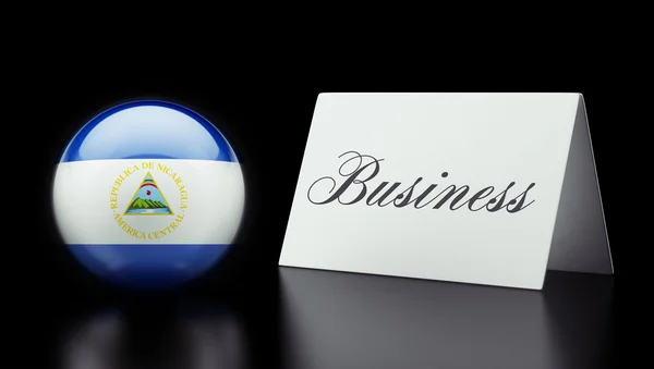 Concetto di business del Nicaragua — Foto Stock