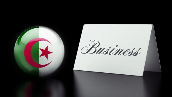 Concetto di business Algeria — Foto Stock