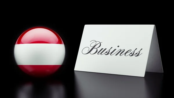 Austria Business Concept — Stock Photo, Image