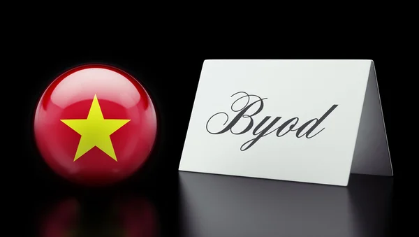 Concepto Byod de Vietnam — Foto de Stock