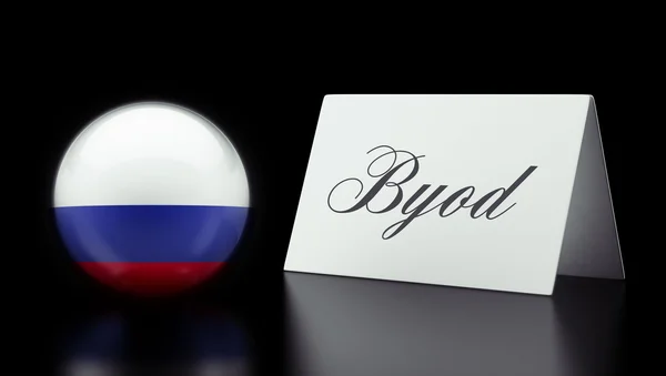 Rusia Byod Concepto — Foto de Stock