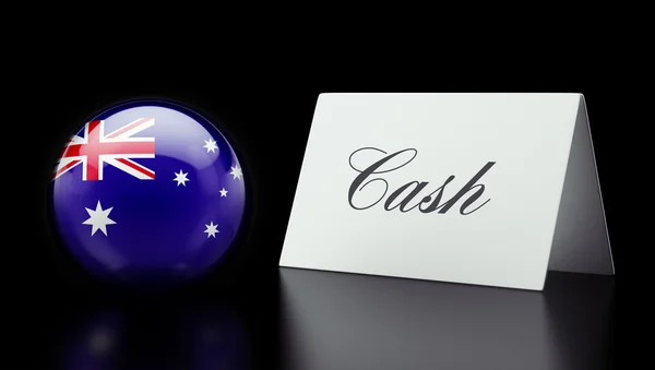 Australië contant geld concept — Stockfoto