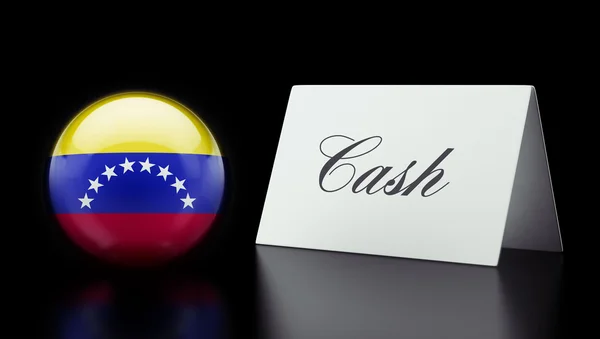 Venezuela contant geld concept — Stockfoto