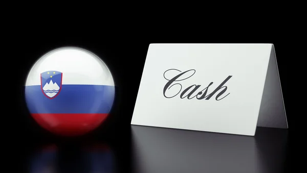 Eslovenia Cash Concept —  Fotos de Stock