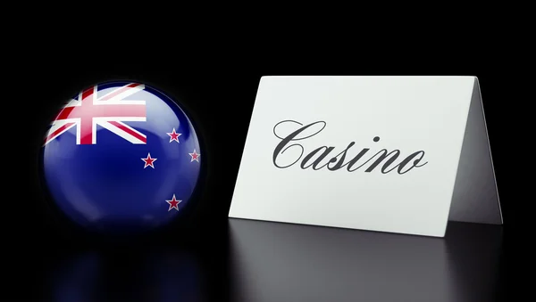 Casino-Konzept für Neuseeland — Stockfoto