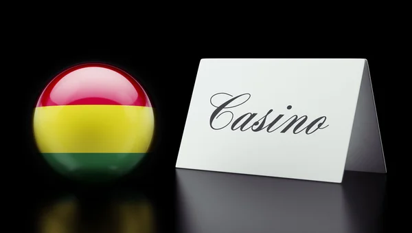 Conceito de Casino Bolivia — Fotografia de Stock