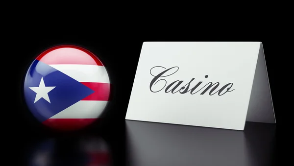 Puerto Rico Casino koncept — Stock fotografie