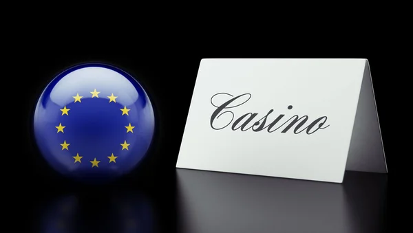 Casino-Konzept der Europäischen Union — Stockfoto