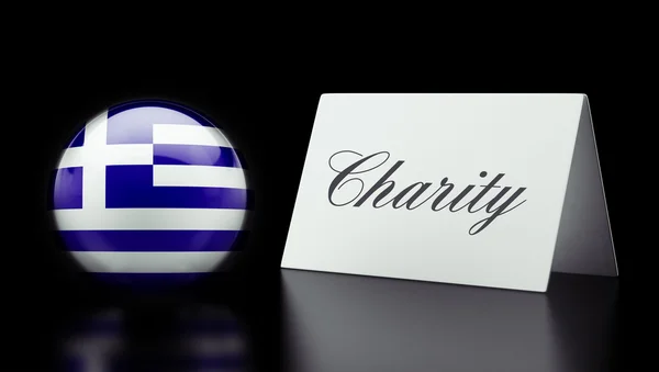 Greece Charity Concept — Stock Photo, Image