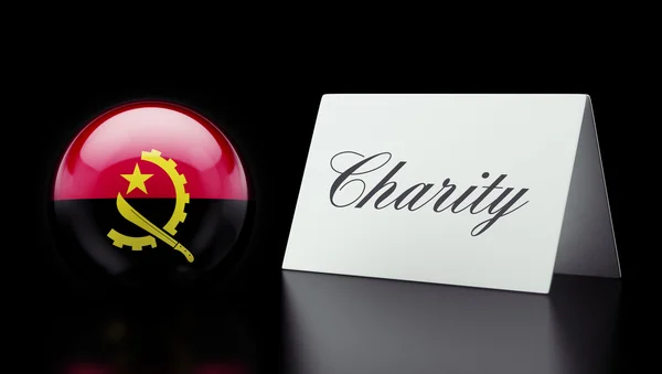 Charity-Konzept für Angola — Stockfoto