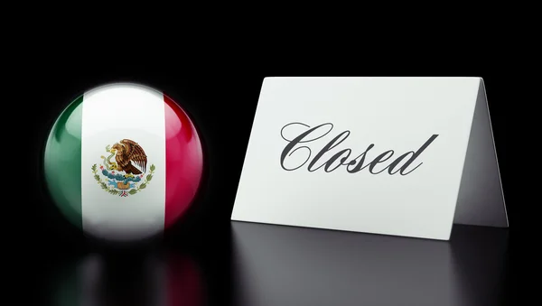 Mexico  Closed Concept — Stock Photo, Image