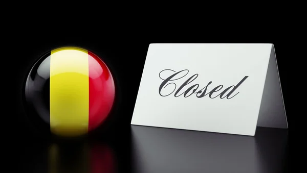 Belgium Closed Concept — Stock Photo, Image