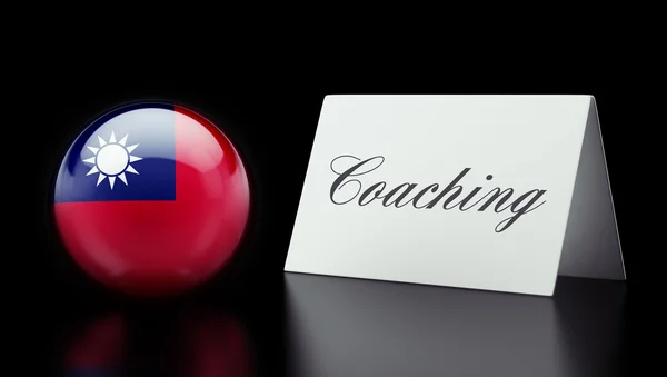 Concetto di coaching Taiwan — Foto Stock