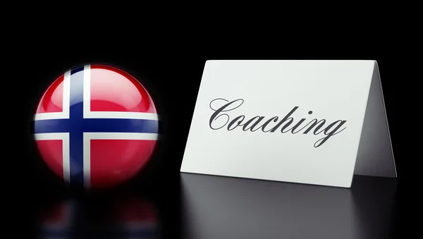 Norvegia Coaching Concept — Foto Stock