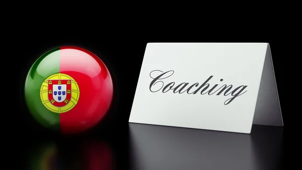 Portugália coaching koncepció — Stock Fotó