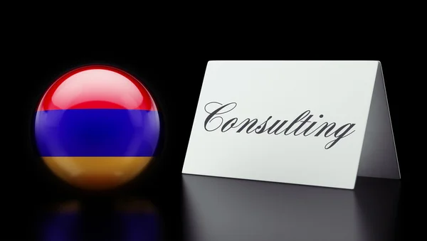 Concetto di consulenza di Armenia — Foto Stock