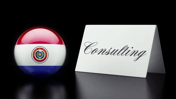 Koncepcja konsultacji Paragwaju — Zdjęcie stockowe
