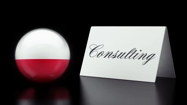 Polonia Consulting Concept —  Fotos de Stock