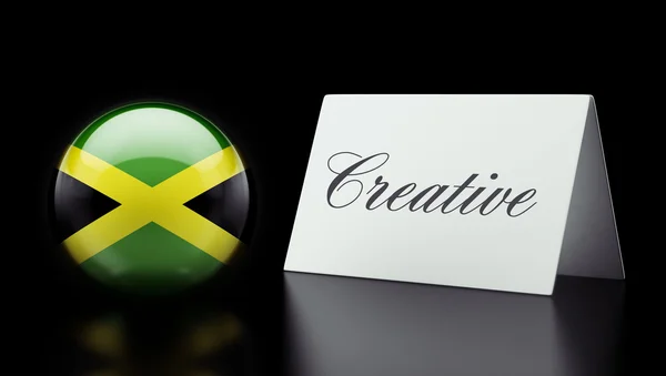 ジャマイカの創造的な概念 — 图库照片