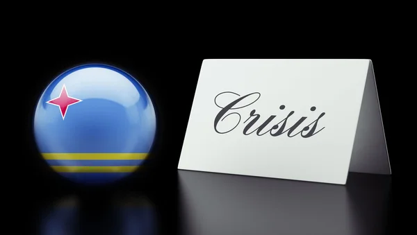 Aruba High Resolution Crisis Concept — Stock Photo, Image