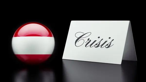 Austria Crisis Concept — Stock Photo, Image