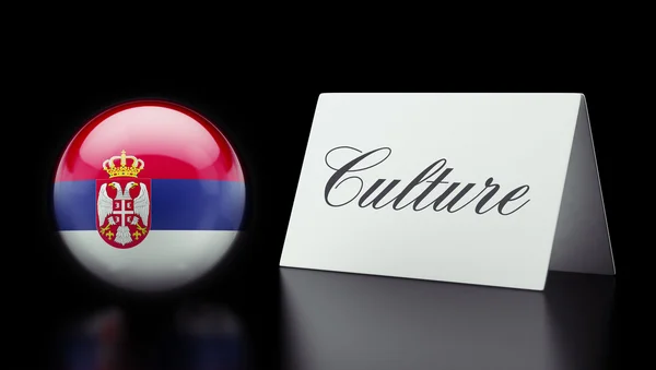 Sırbistan kültür kavramı — Stok fotoğraf