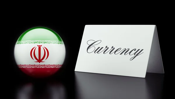 Iran Concetto di valuta — Foto Stock