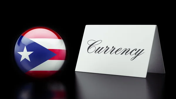 Puerto rico valuta concep — Stockfoto