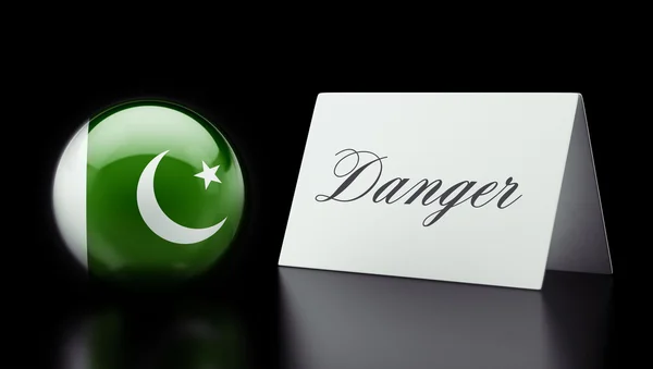 Pakistan riskerar koncept — Stockfoto