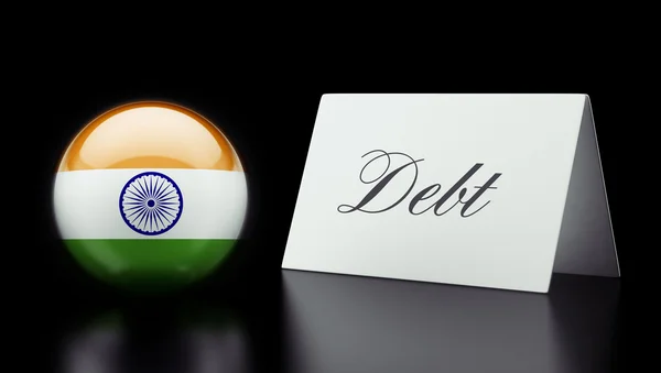 Indie dluhu koncept — Stock fotografie