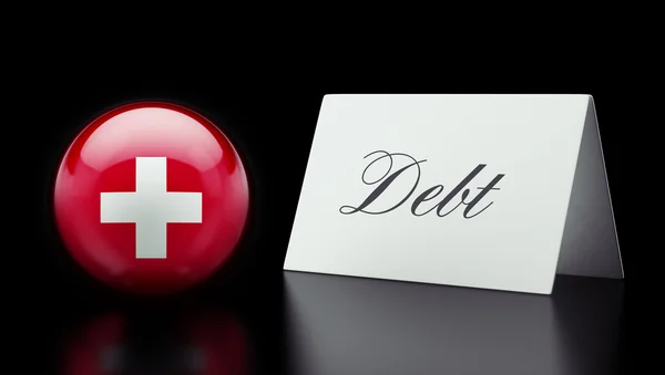 スイス連邦共和国の負債概念 — ストック写真
