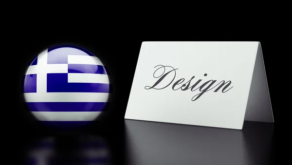 Concepto de diseño de Grecia — Foto de Stock