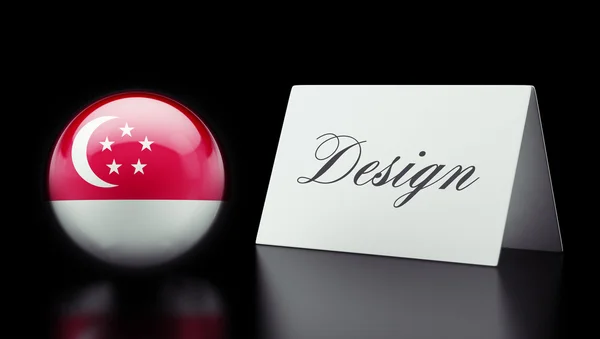 Singapore Design Concept — Stock Photo, Image