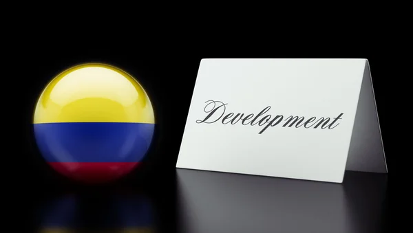 Colombia Concetto di sviluppo — Foto Stock