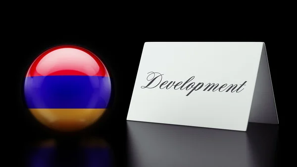Armenia Development Concept — Stock Photo, Image